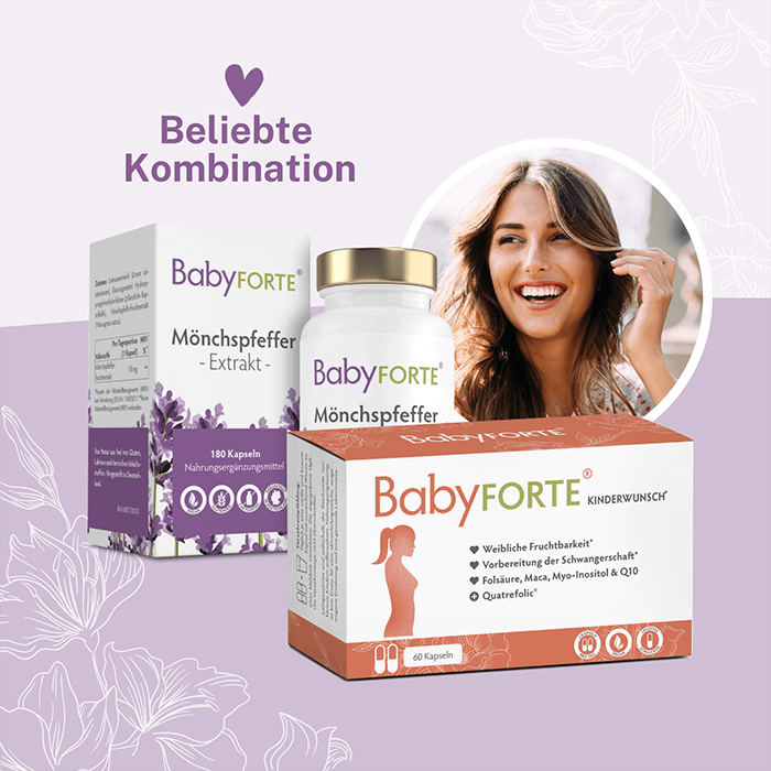 BabyFORTE Mönchspfeffer, beliebte Kombination mit BabyFORTE Kinderwunsch