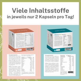 BabyFORTE Kinderwunsch-Duo – viele Inhaltsstoffe in jeweils nur 2 Kapseln pro Tag!