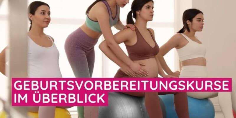 Schwangere Frauen beim Geburtsvorbereitungskurs