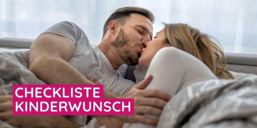 Sich liebendes Paar mit Kinderwunsch