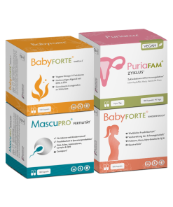 Kinderwunsch & Zyklus-Set XXL von BabyFORTE & MascuPRO