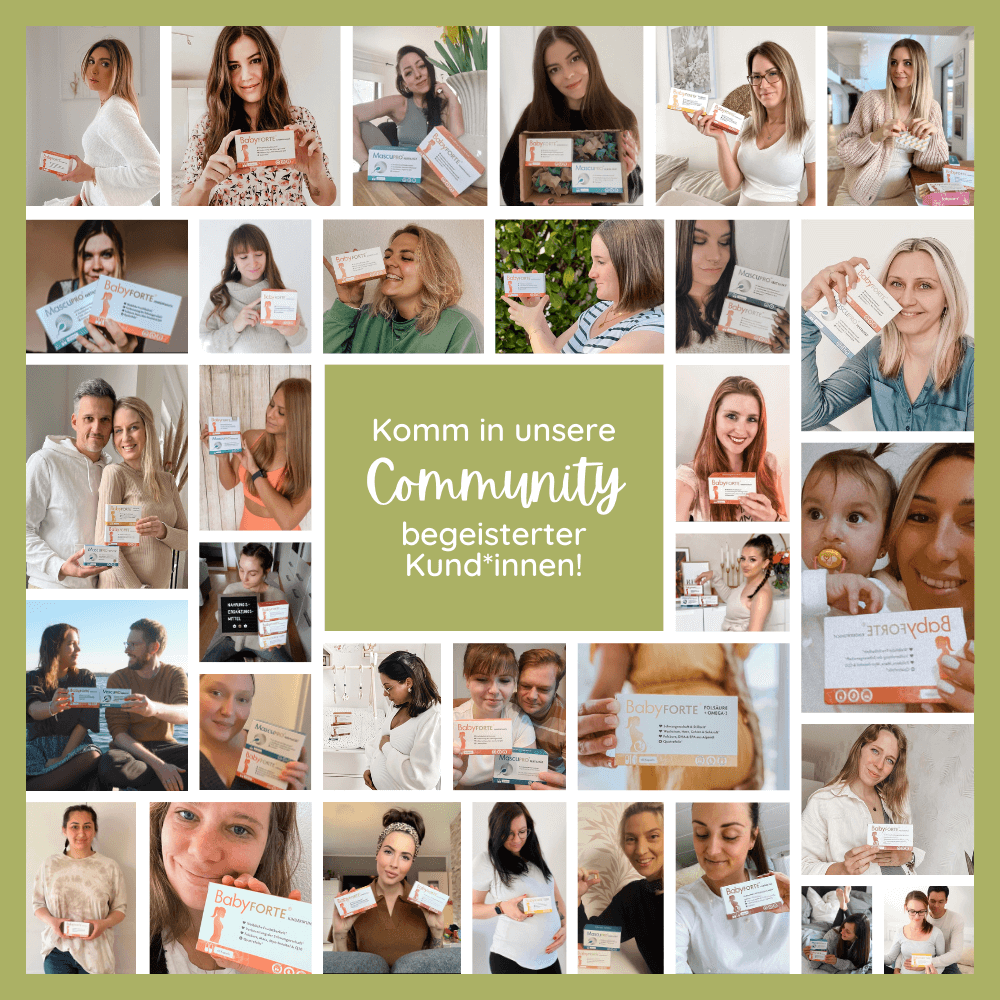 BabyFORTE Kinderwunsch & Zyklus-Set oJ – Komm in unsere Community begeisterter Kund*innen!