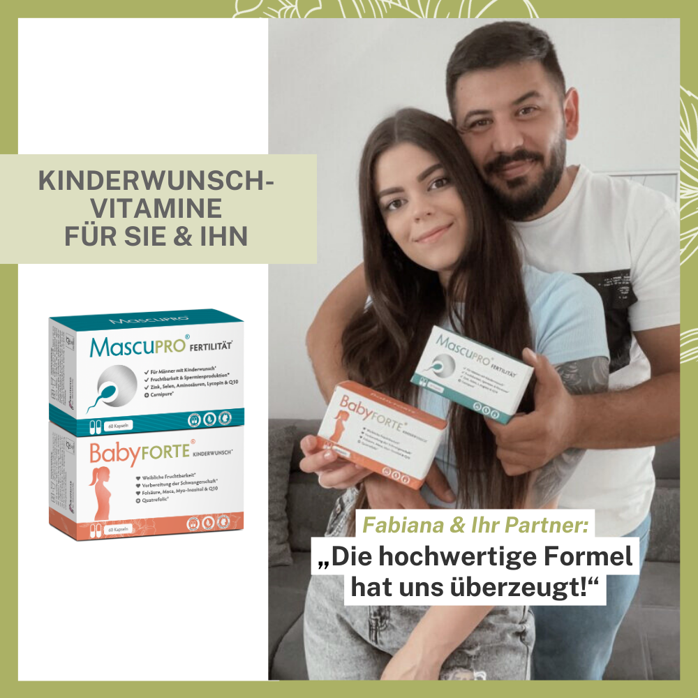 BabyFORTE Kinderwunsch-Duo – Kinderwunschvitamine für sie & ihn