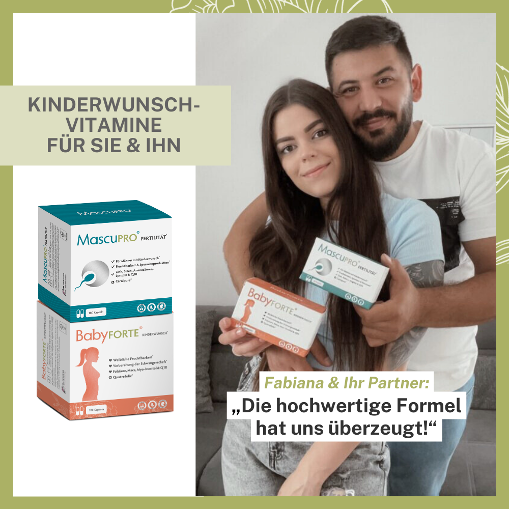 BabyFORTE Kinderwunsch-Duo – Kinderwunschvitamine für sie & ihn