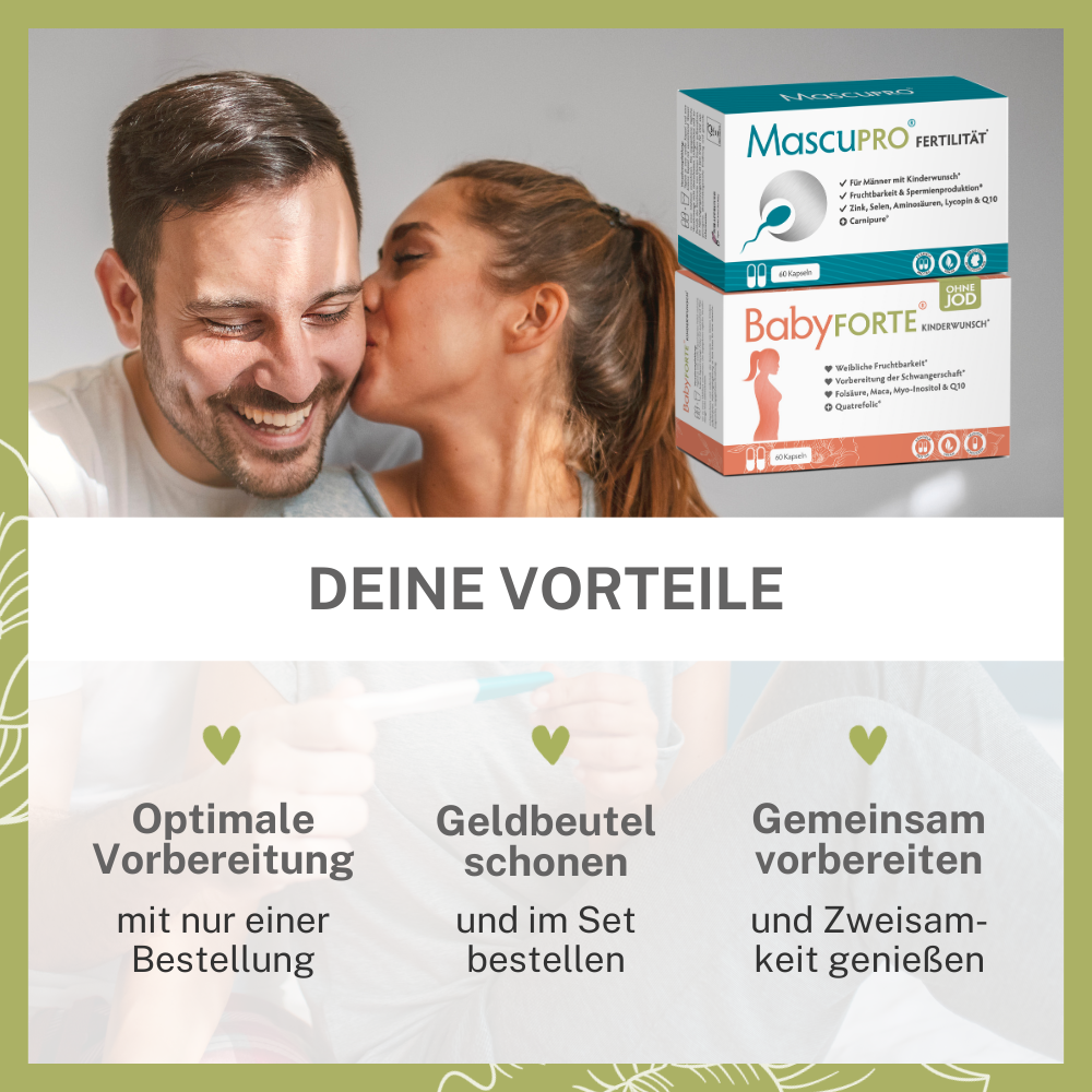 BabyFORTE Kinderwunsch-Duo oJ – Deine Vorteile