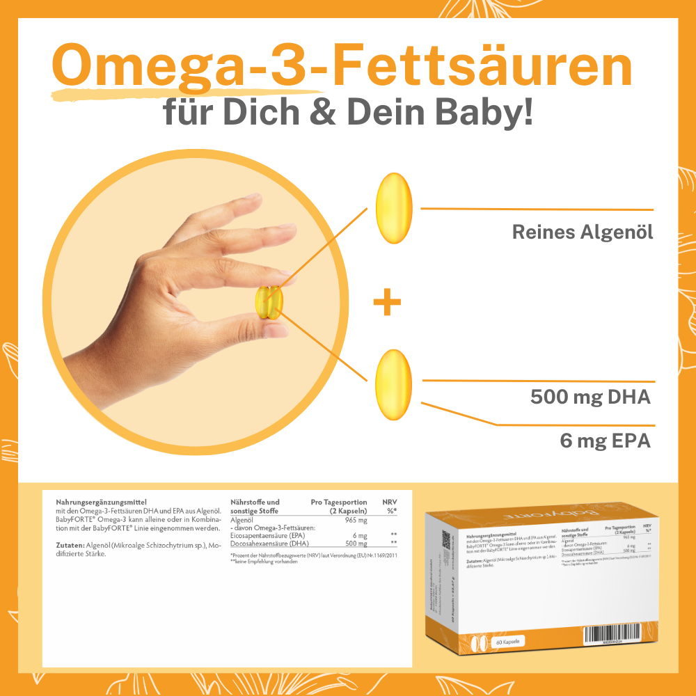 Vorteile auf einen Blick, BabyFORTE Omega-3