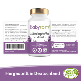 BabyFORTE Mönchspfeffer, Ganze Verpackung Label