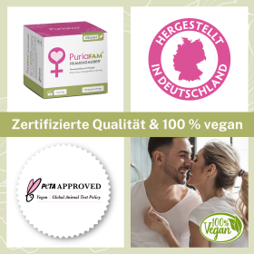 PuriaFAM Frauenzauber Vorteile und Siegel