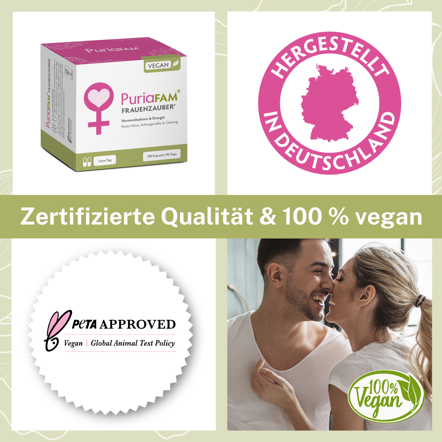 PuriaFAM Frauenzauber Vorteile und Siegel