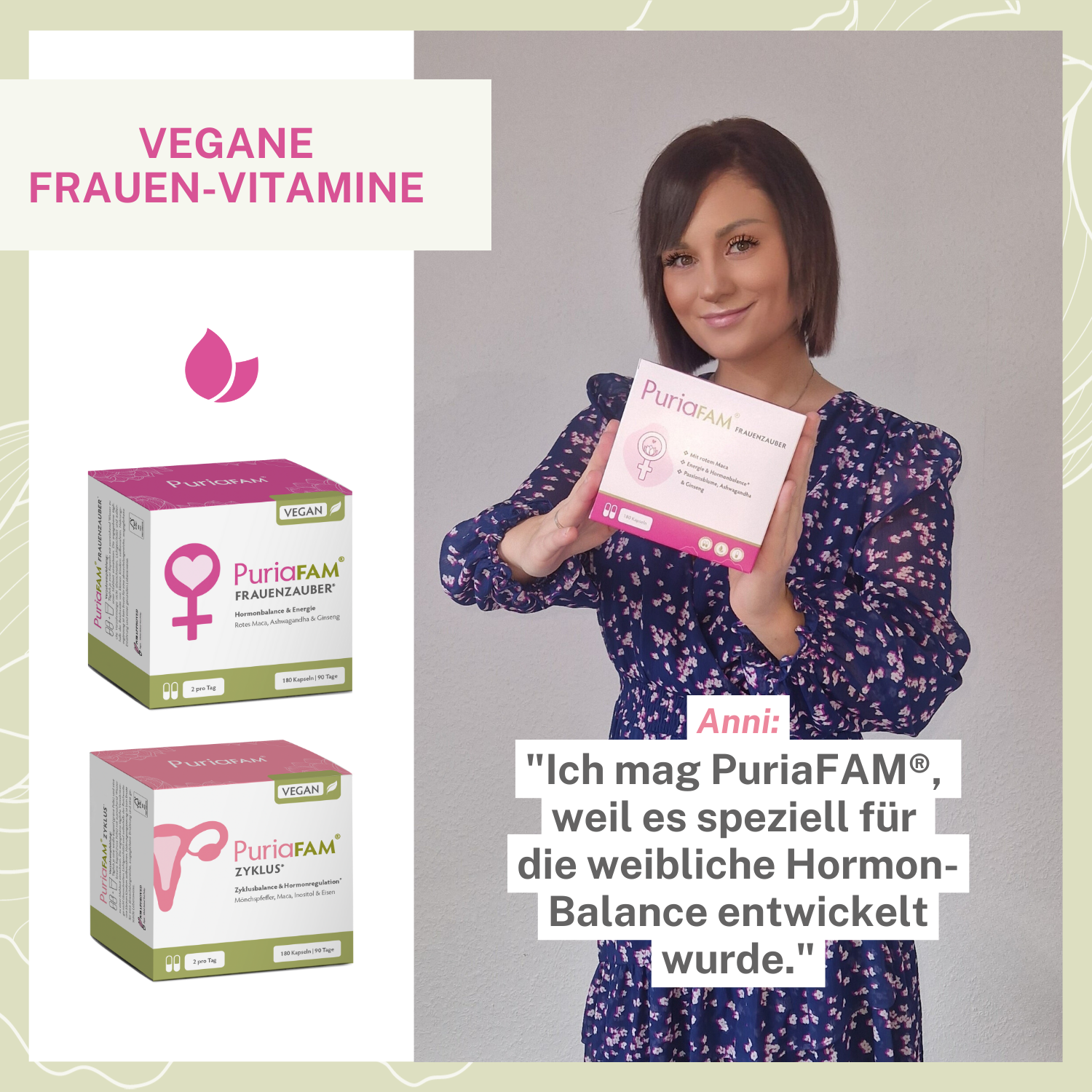 PuriaFAM® Fraunzauber in Kombination mit PuriaFAM® Zyklus