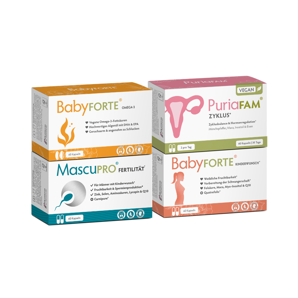 Kinderwunsch & Zyklus-Set von BabyFORTE & MascuPRO