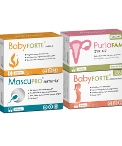 Kinderwunsch & Zyklus-Set ohne Jod von BabyFORTE & MascuPRO